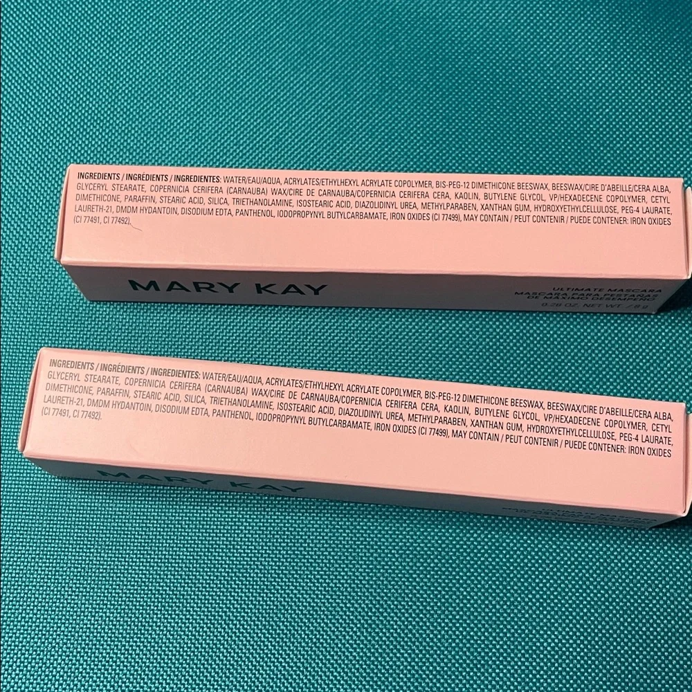 2X Mary Kay Ultimate Mascara in Black, Free Samples with purchase! NIB